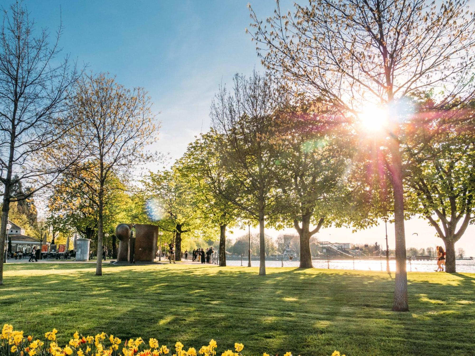 Seeblick Bregenz - Mit Parkgarage Buitenkant foto